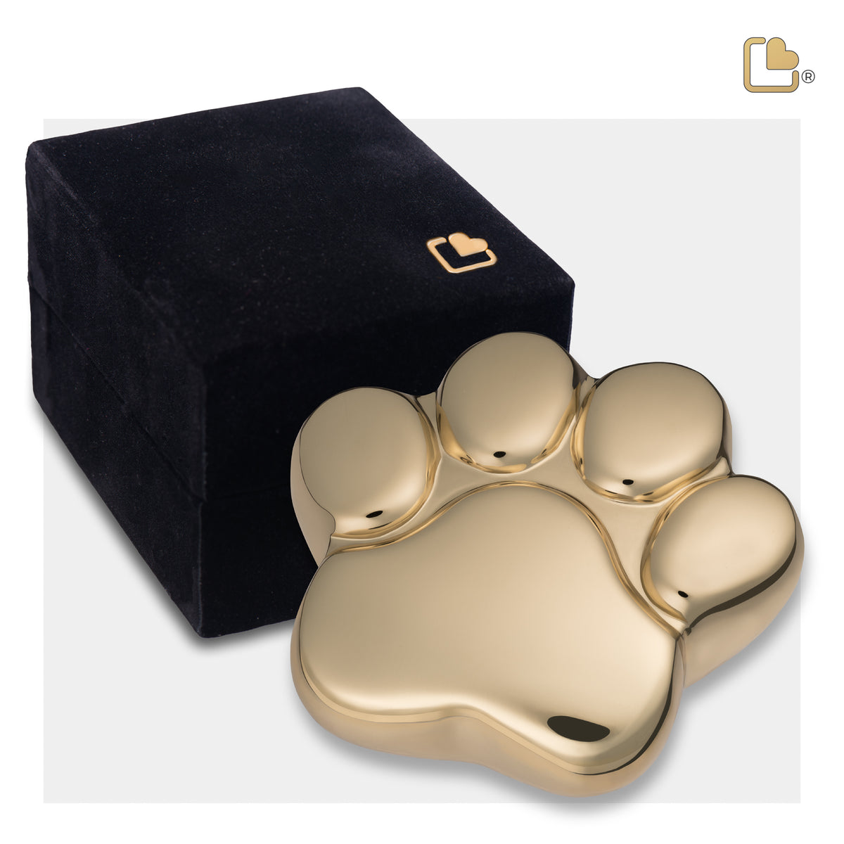 P671K   LovePaw Pet Keepsake Urn Pol Gold