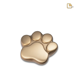 P673K   LovePaw Pet Keepsake Urn Bru Gold