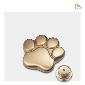 P673K   LovePaw Pet Keepsake Urn Bru Gold