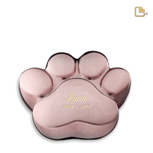 P674M   LovePaw Medium Pet  Bru RoseGold