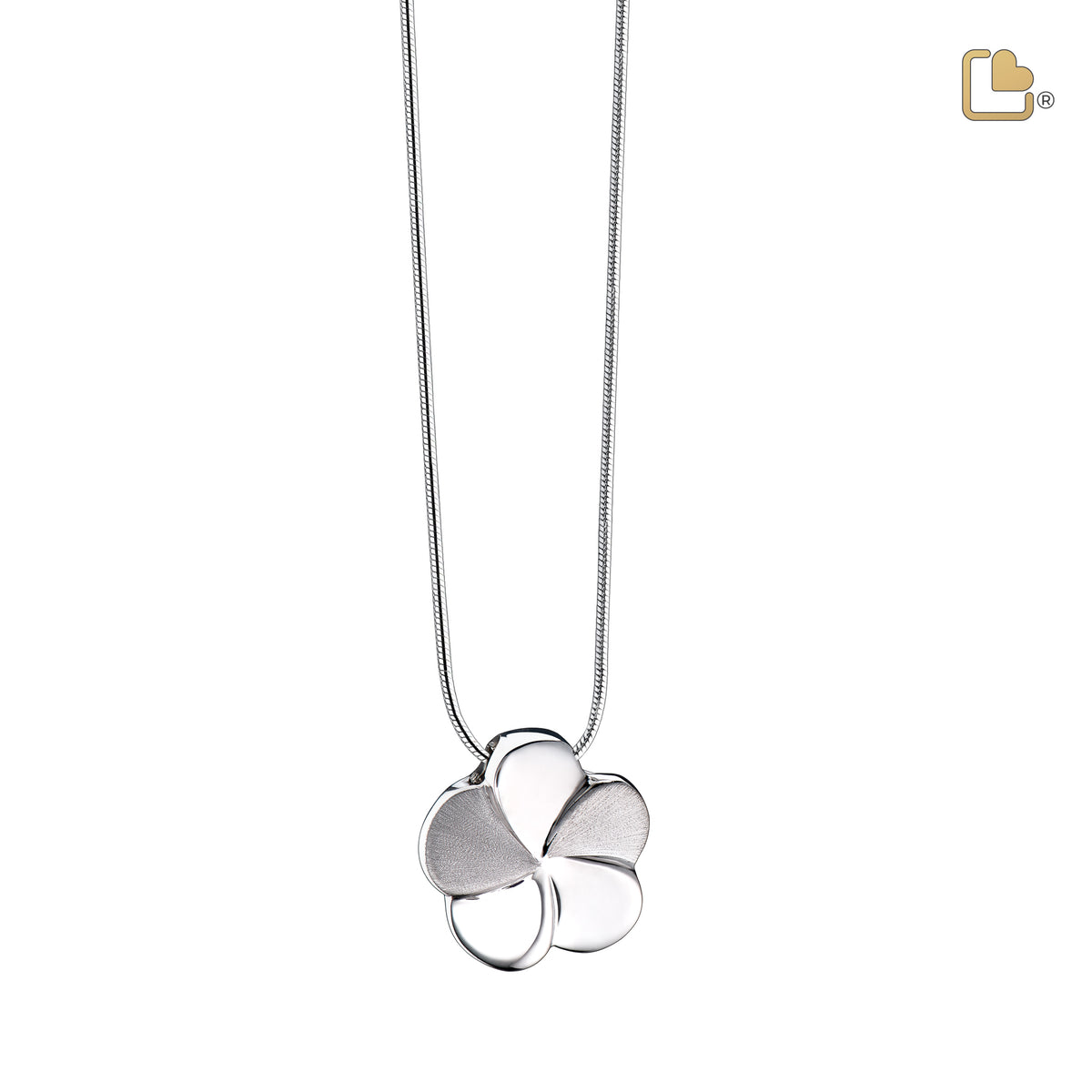PD1070   Bloom Ashes Pendant Pol & Bru Silver