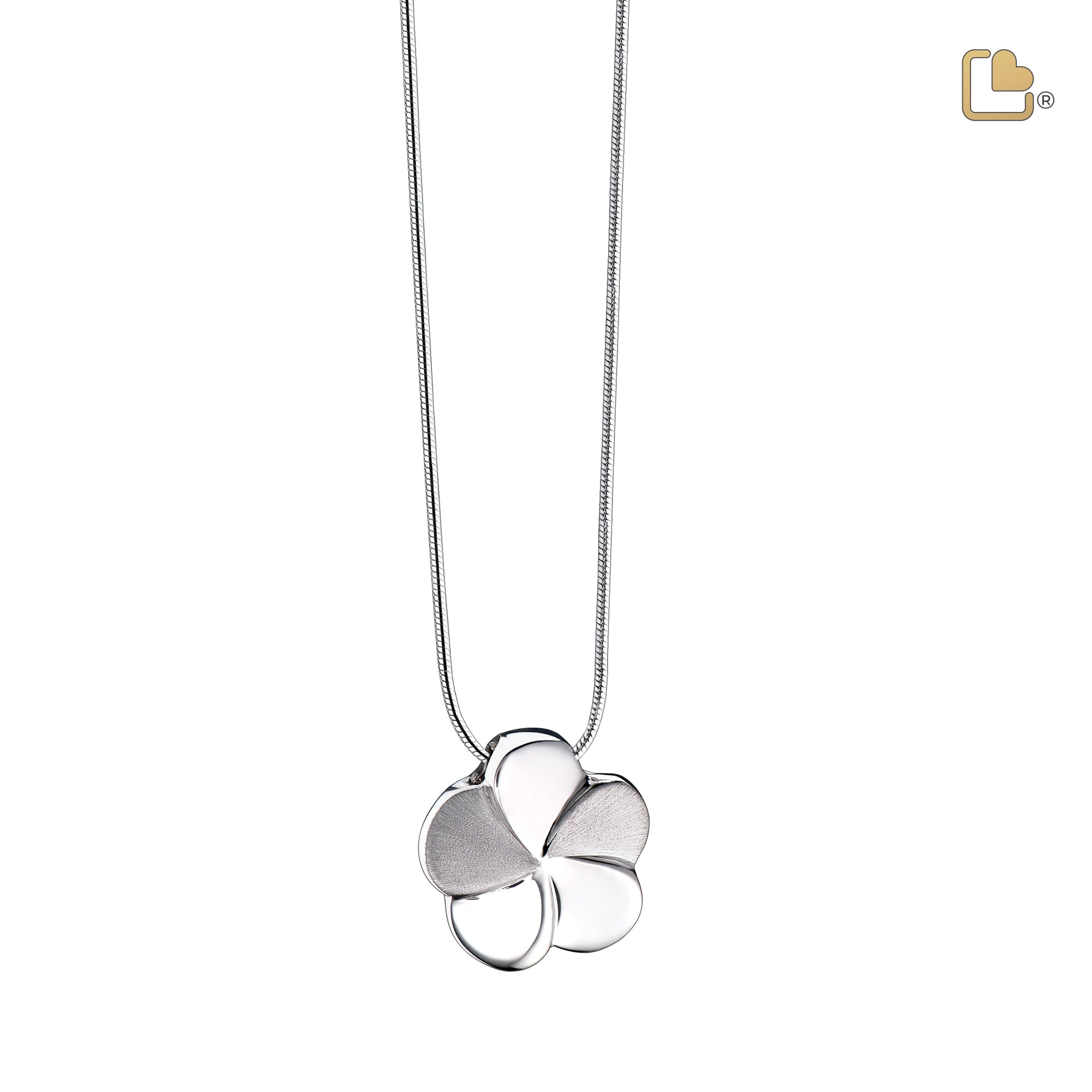 PD1070   Bloom Ashes Pendant Pol & Bru Silver