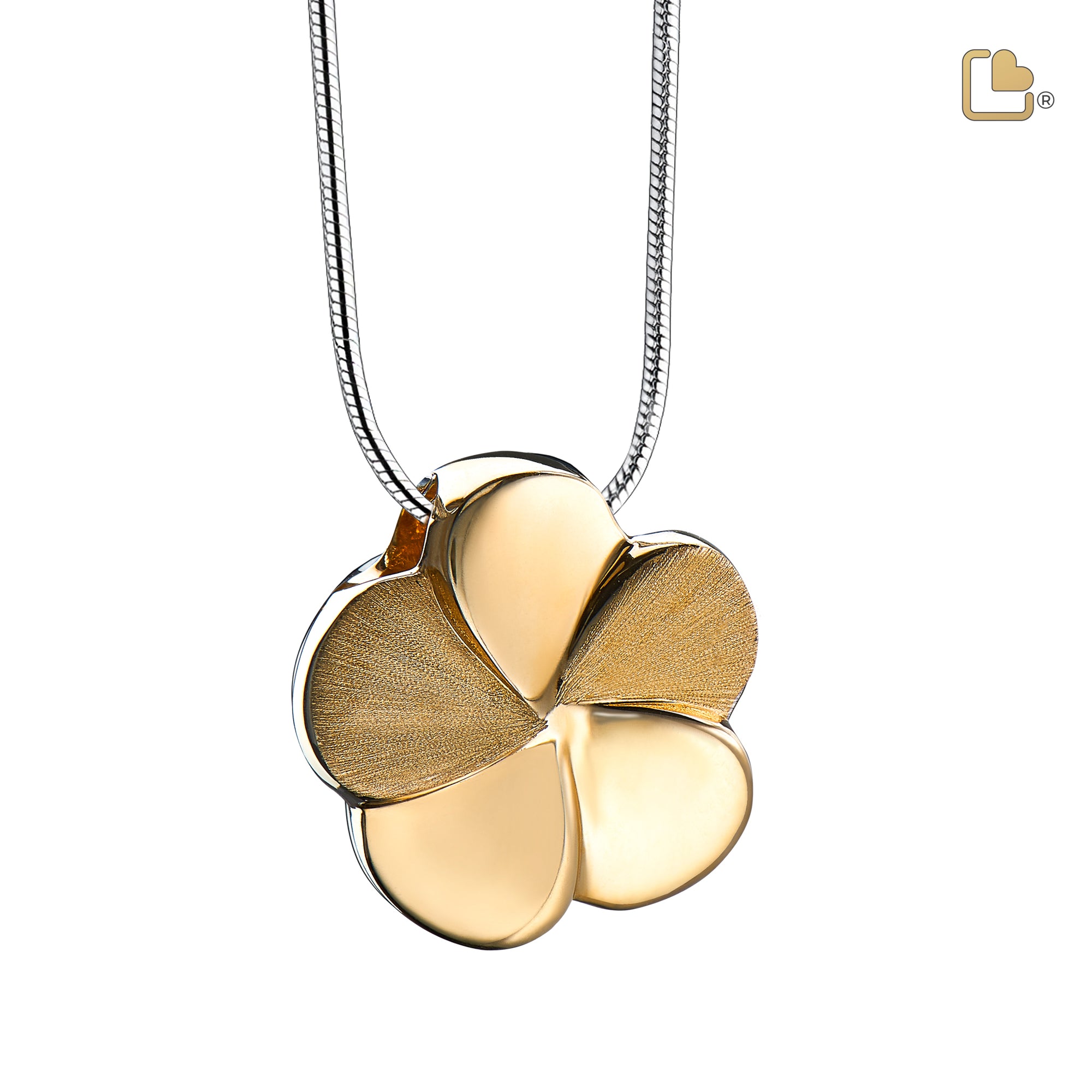 PD1071   Bloom Ashes Pendant Pol & Bru Gold Vermeil