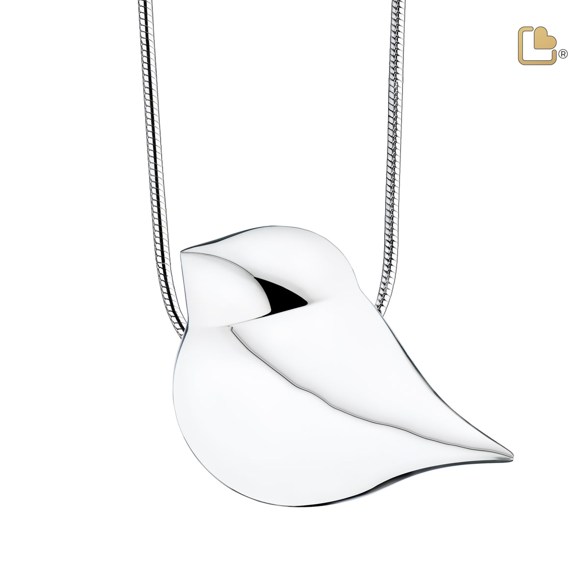 PD1280   SoulBird Ashes Pendant Pol Silver