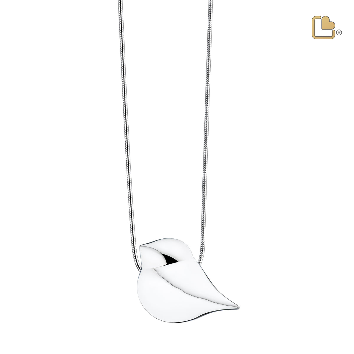 PD1280   SoulBird Ashes Pendant Pol Silver
