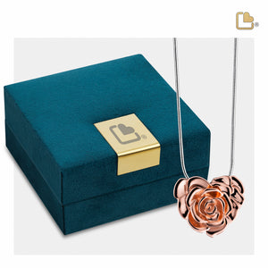 PD1550   LoveRose Ashes Pendant Pol RoseGold Vermeil