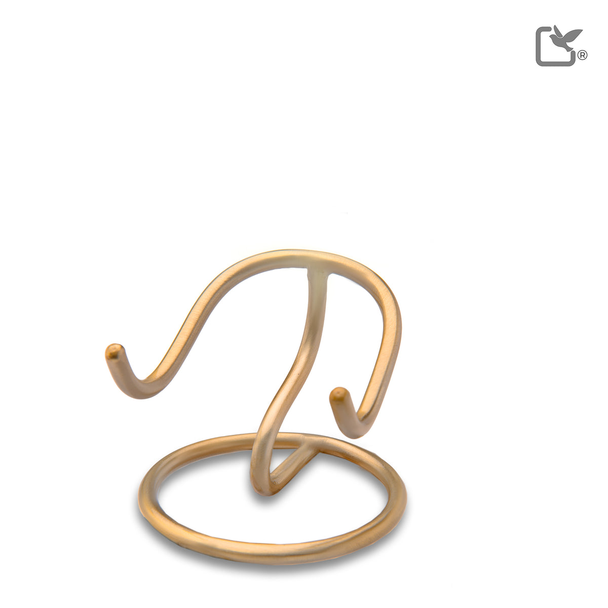 R1011   Keepsake Holder Accessory Bru Gold