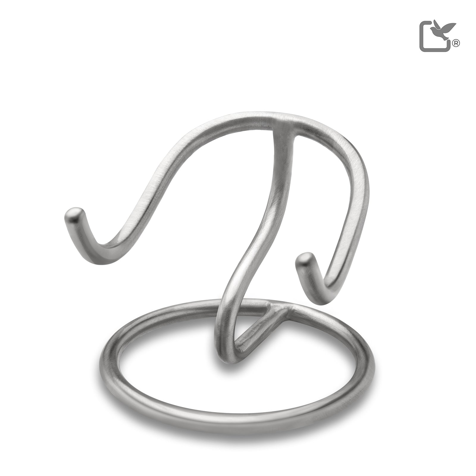 R1012   Urn Holder Accessory Bru Pewter