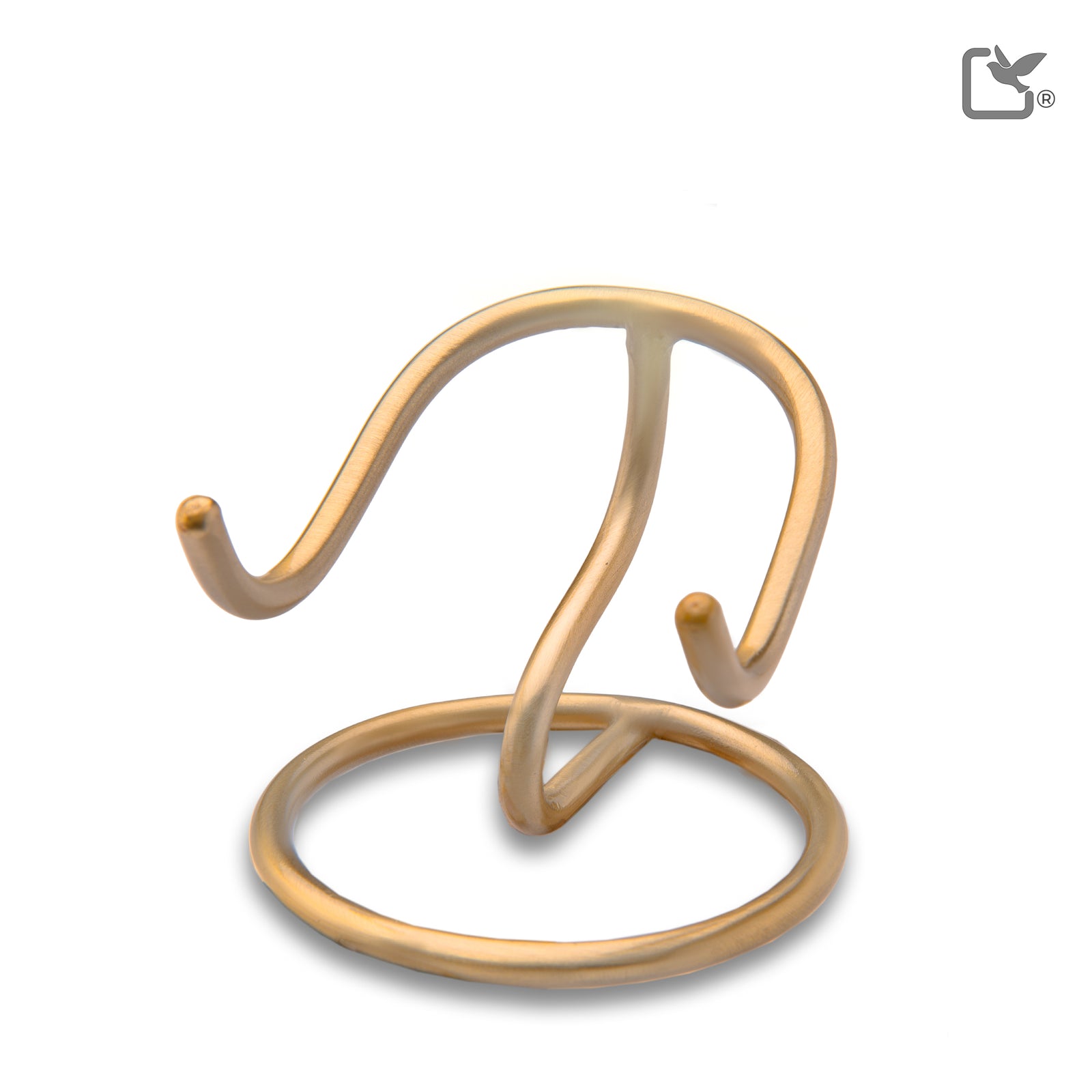 R1013   Urn Holder Accessory Bru Gold